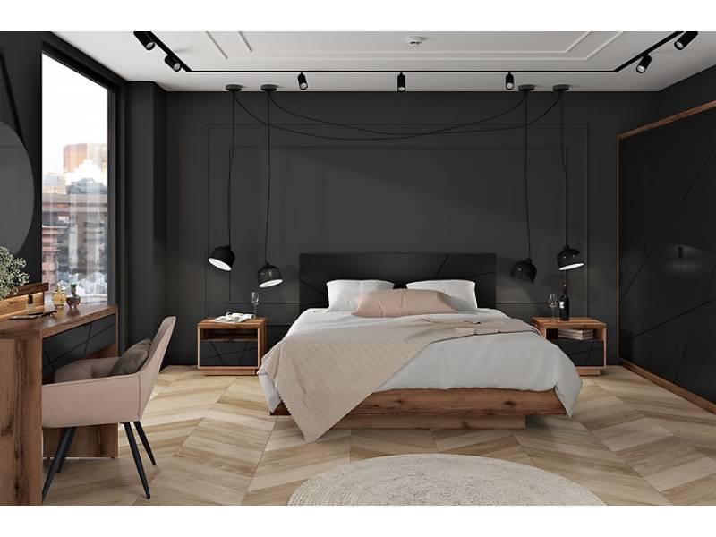 Легло Forn LOZ 160 B с механизъм и подматрачна рамка - Спални