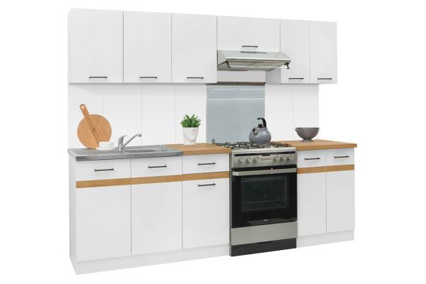 Кухня Junona Line WER_2/240-BI/BIP/DCRZ