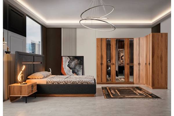 Спален комплект Iznik - ъглов гардероб