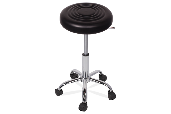 Табуретка с колелца Carmen 3075 - черен