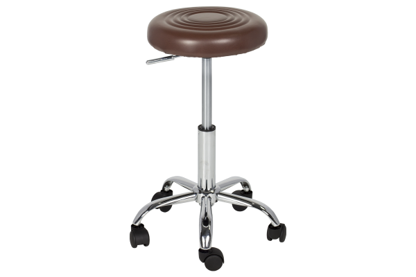 Табуретка с колелца Carmen 3075 - кафяв