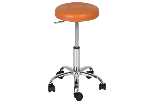 Табуретка с колелца Carmen 3075 - оранжев
