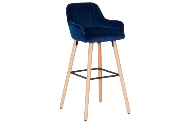 Бар стол Carmen 3082 - тъмно син SF 2