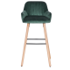 Бар стол Carmen 3082 - зелен - Бар столове