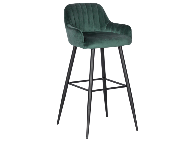 Бар стол Carmen 3083 - зелен - Бар столове