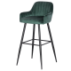 Бар стол Carmen 3083 - зелен - Бар столове