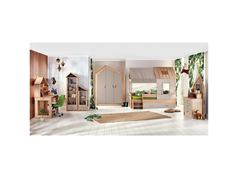 Детска кошара My House за матрак 70х140 см - 1879 - Модулна система за детска стая My House