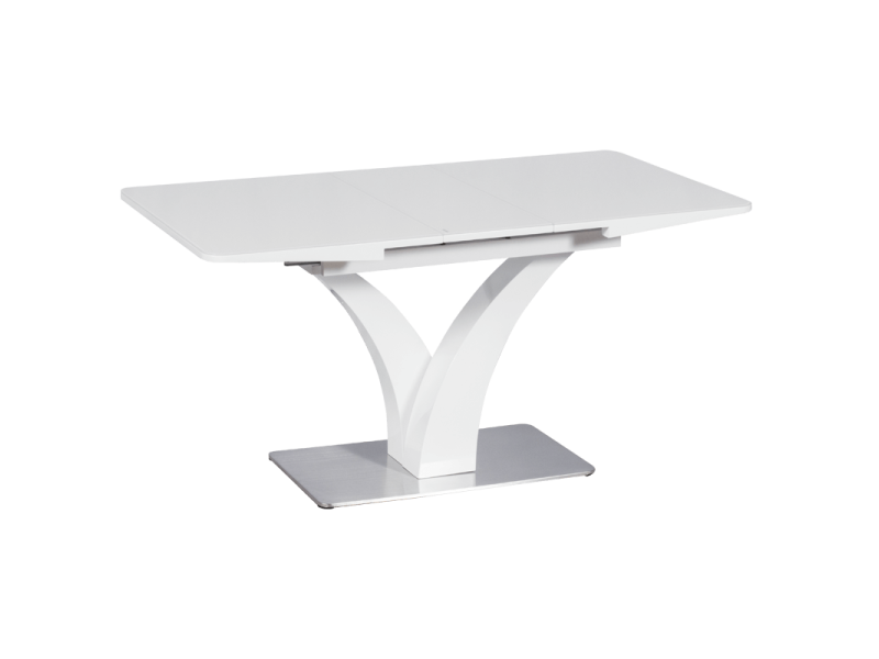 Трапезна маса Carmen Lublin - бял - Трапезни маси