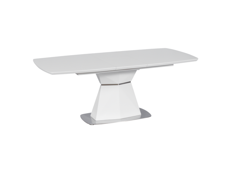 Трапезна маса Carmen Radom - бял - Трапезни маси