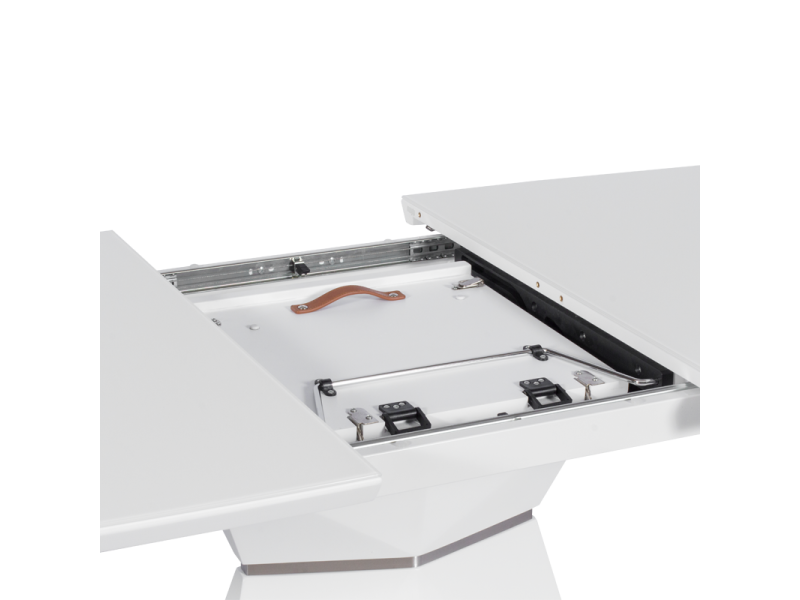 Трапезна маса Carmen Radom - бял - Трапезни маси