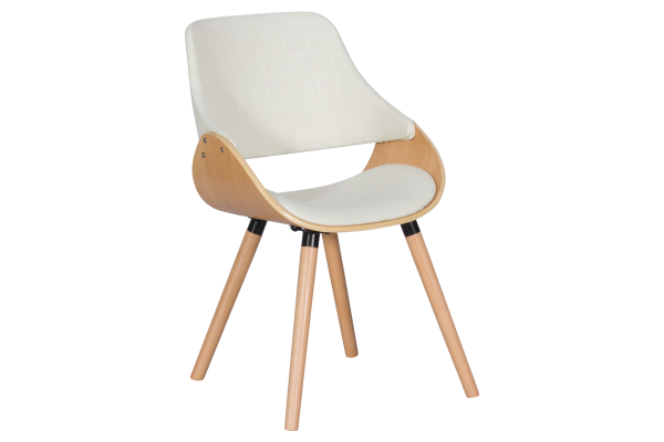 Трапезен стол Carmen 9973 - бук / шампанско