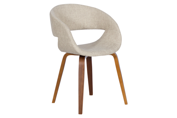 Трапезен стол Carmen 9975 Орех - Бежов