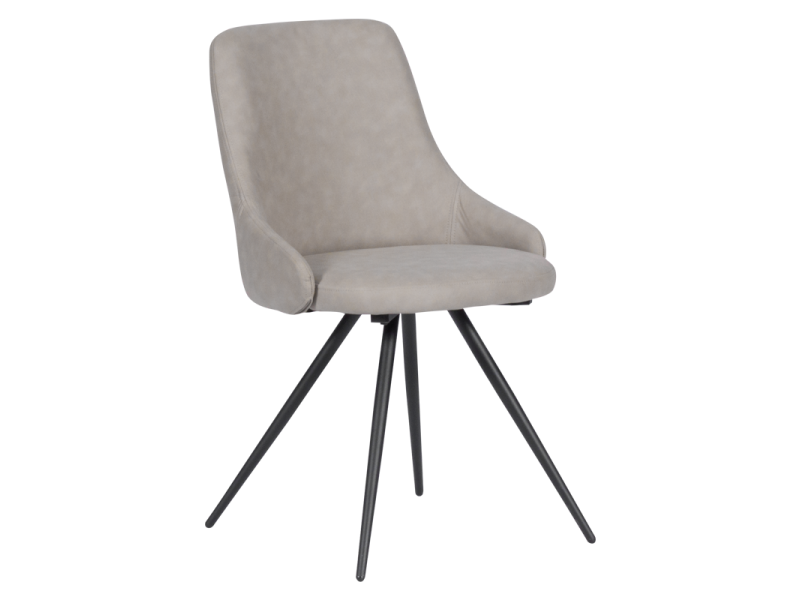 Трапезен стол NEWPORT -  светло сив SF 2 - Трапезни столове