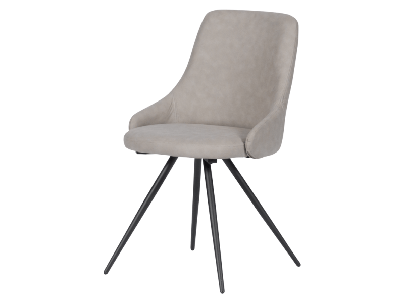 Трапезен стол NEWPORT -  светло сив SF 2 - Трапезни столове