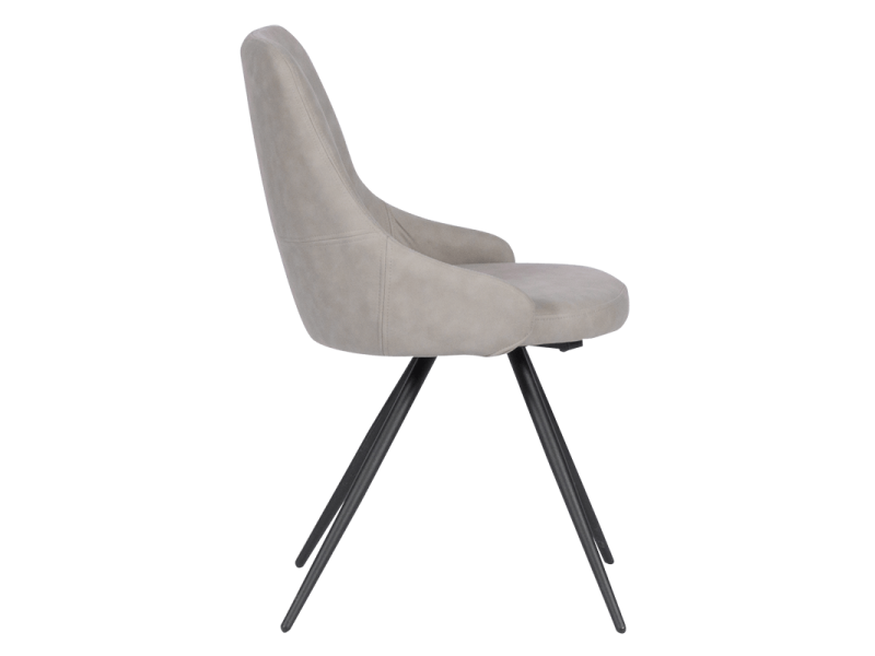 Трапезен стол NEWPORT -  светло сив SF 2 - Трапезни столове