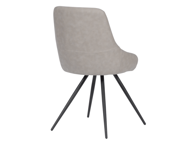 Трапезен стол NEWPORT -  светло сив SF 2 - Трапезни столове