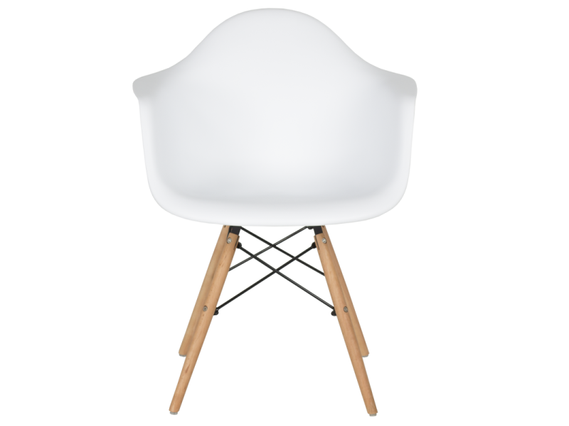 Трапезен стол Carmen 9959 S - бял - Трапезни столове