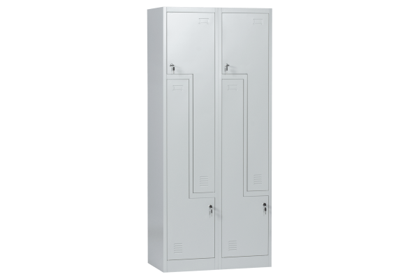 Метален шкаф CR-1280 L - сив