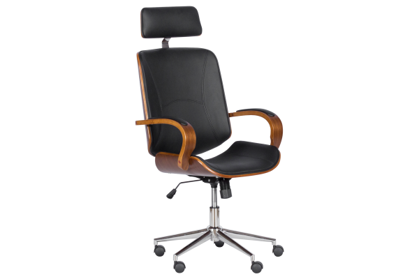 Офис стол 6401 - орех/черен