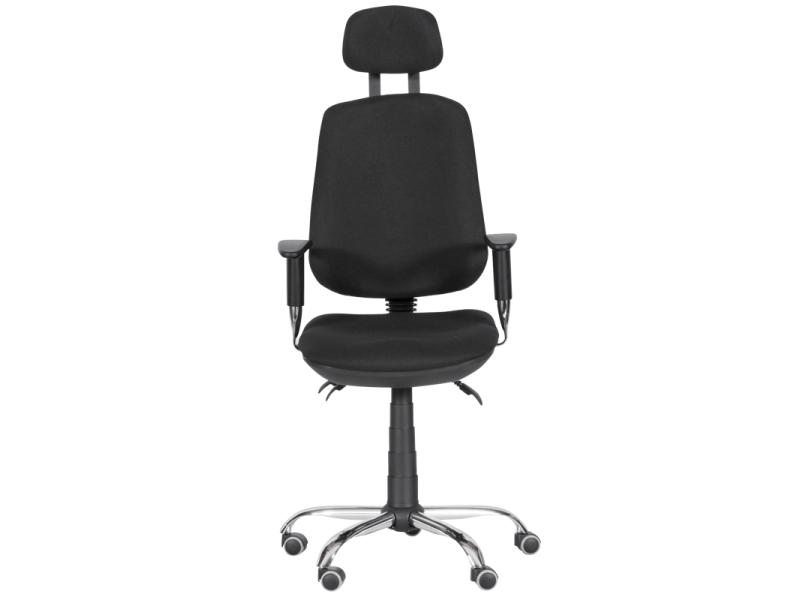 Президентски офис стол Rugby - черен - Офис столове