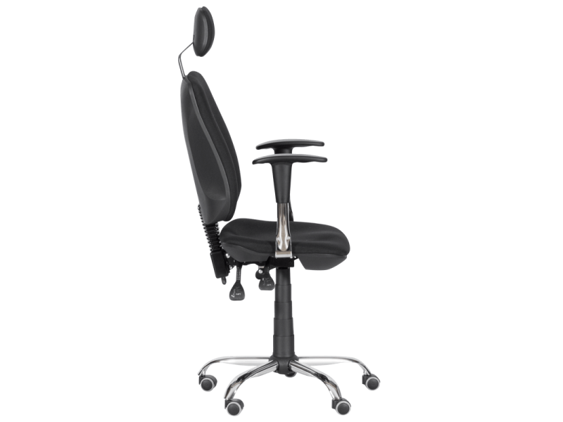 Президентски офис стол Rugby - черен - Офис столове