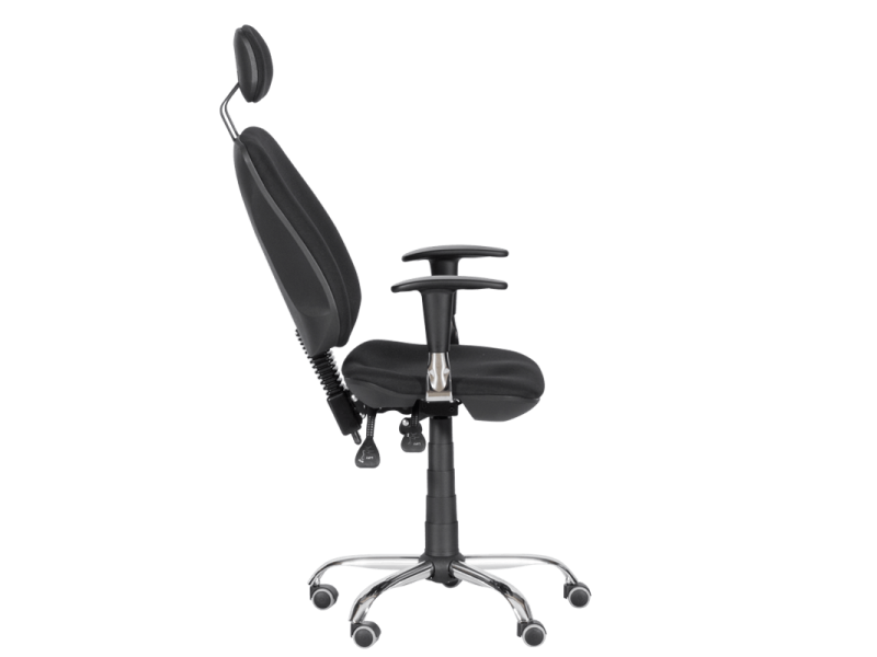 Президентски офис стол Rugby - черен - Офис столове