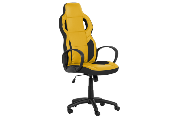 Президентски офис стол Carmen 7510 - черно-жълт