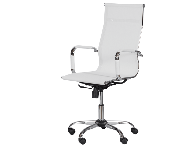 Президентски офис стол Carmen 8800 - бял - Офис столове