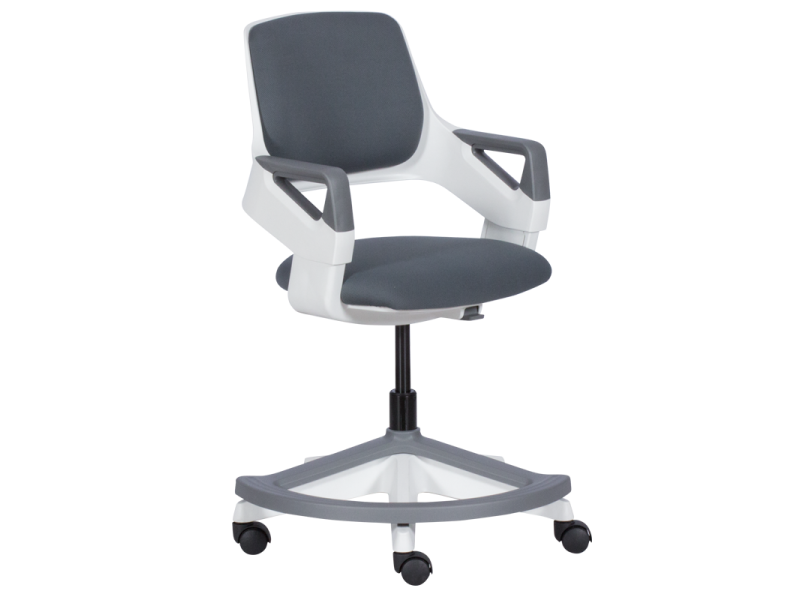 Детски стол CLEVER - сив - Офис столове