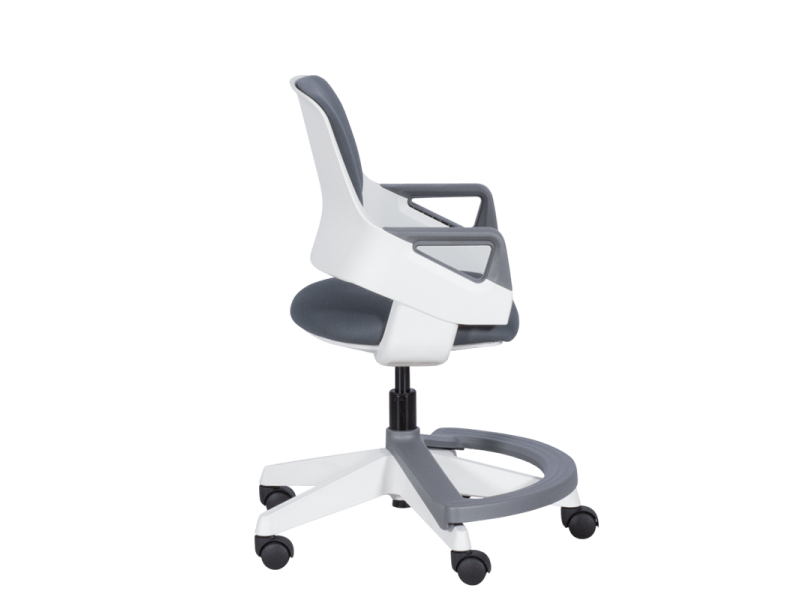 Детски стол CLEVER - сив - Офис столове