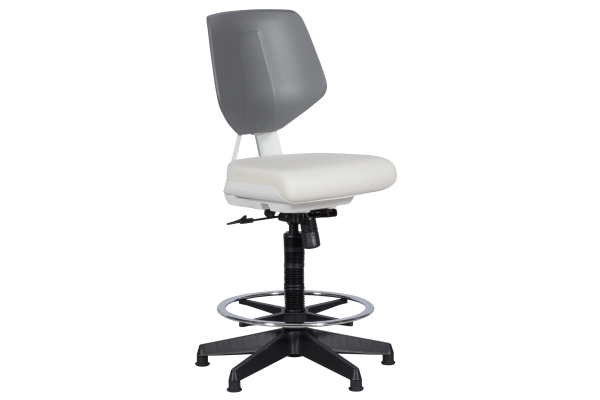 Работен офис стол LAB - бял AS