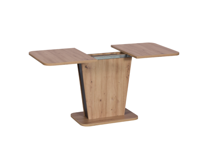 Разтегателна трапезна маса Carmen Calypso - дъб артисан/графит - Трапезни маси