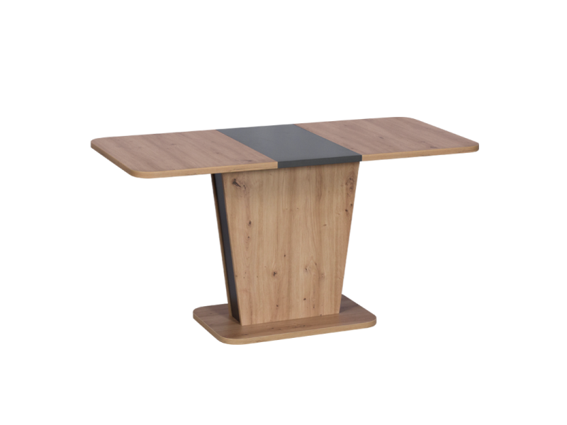 Разтегателна трапезна маса Carmen Calypso - дъб артисан/графит - Трапезни маси