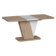 Разтегателна трапезна маса Crocus - дъб артисан/бял - Трапезни маси