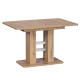 Разтегателна трапезна маса Elephant - Дъб вотан/Алуминий - Трапезни маси