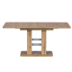 Разтегателна трапезна маса Elephant - Дъб вотан/Алуминий - Трапезни маси