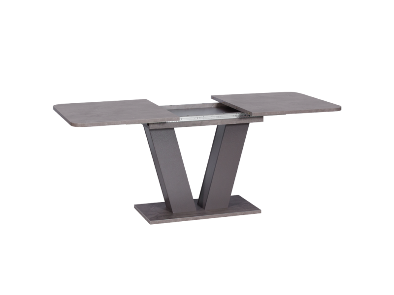 Разтегателна трапезна маса Vegas - Оникс/Тъмно сив - Трапезни маси