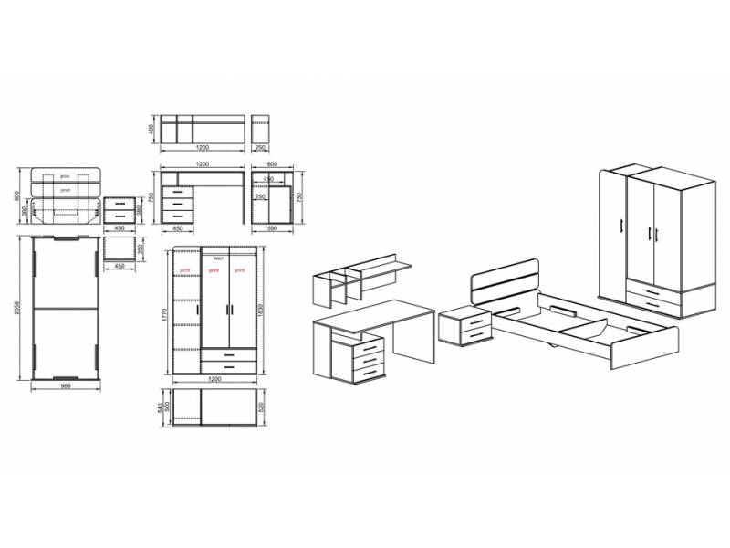 Детско обзавеждане Сити 5002 - Детски комплекти