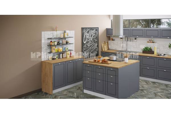 Кухня Сити 854 с лице от МДФ