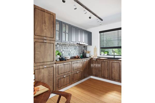 Ъглова кухня от МДФ Сити 861