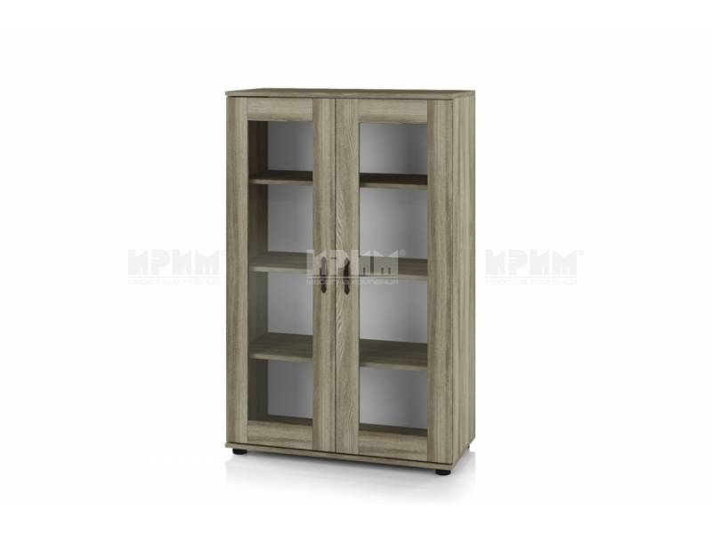 Шкаф с две витрини Сити 6205 - Шкафове и етажерки за дневна