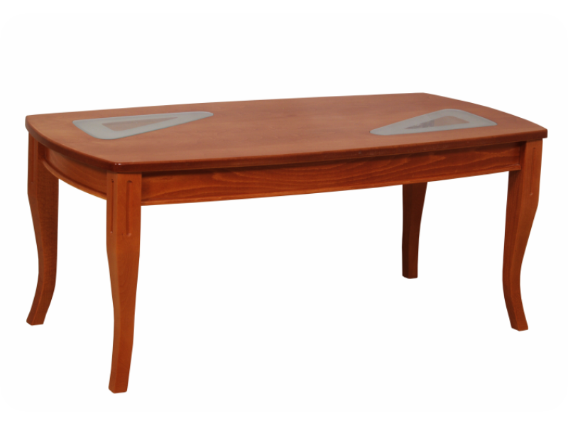 Трапезна маса Лили с 2 стъкла - неразтегателна - Трапезни маси