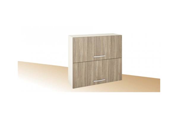 Горен кухненски шкаф с две хоризонтални врати Примо PG 12 - 60, 70, 80, 90см