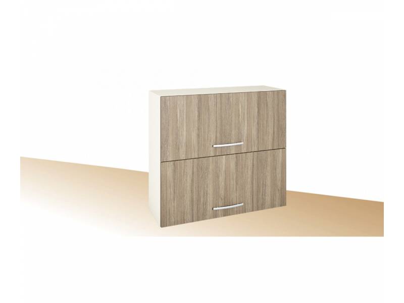 Горен кухненски шкаф с две хоризонтални врати Примо PG 12 - 60, 70, 80, 90см - Модулна кухня Примо