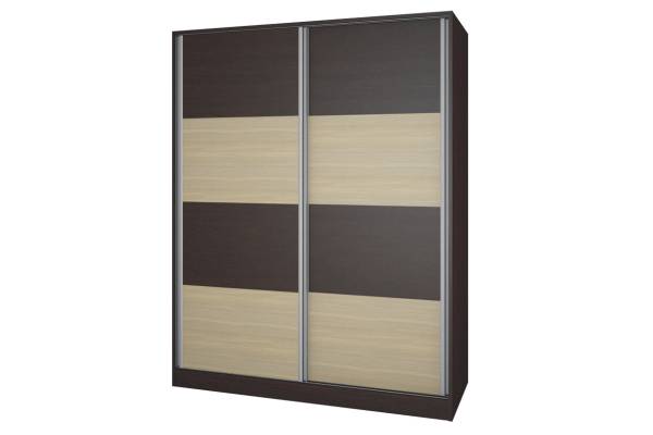 Двукрилен гардероб с плъзгащи врати Примо 17