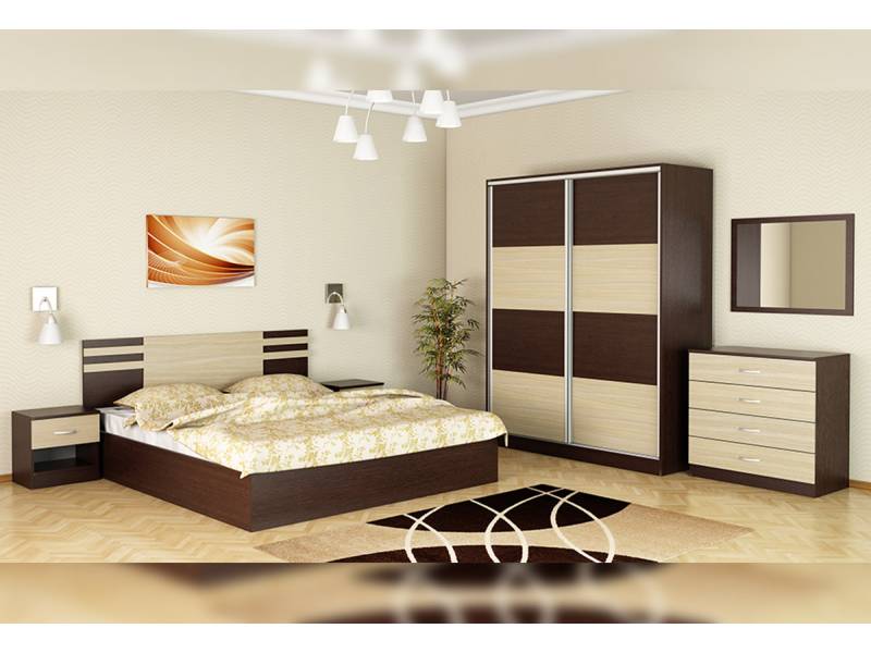 Спален комплект Примо 107 - Модулна система за спалня Примо