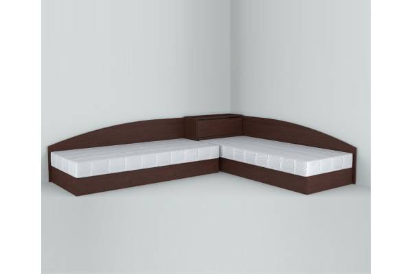 Ъглови легло с ракла Примо 28 за матрак 82/190см