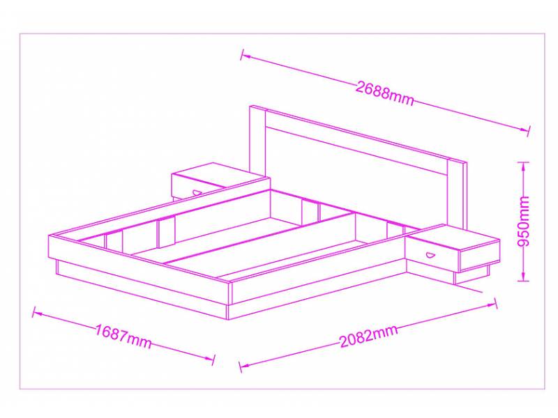 Спален комплект Тетрикс M - Спални комплекти