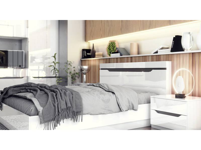 Спален комплект Аляска - Конфигурация № 2 - Модулна система за спалня Аляска