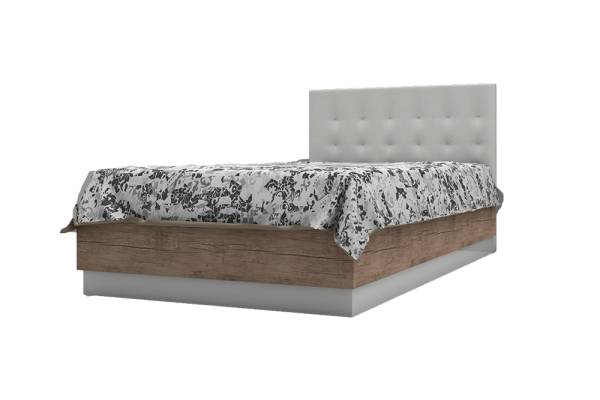 Легло Калифорния МК14 с тапицирана табла и повдигащ механизъм за матрак 120/200см